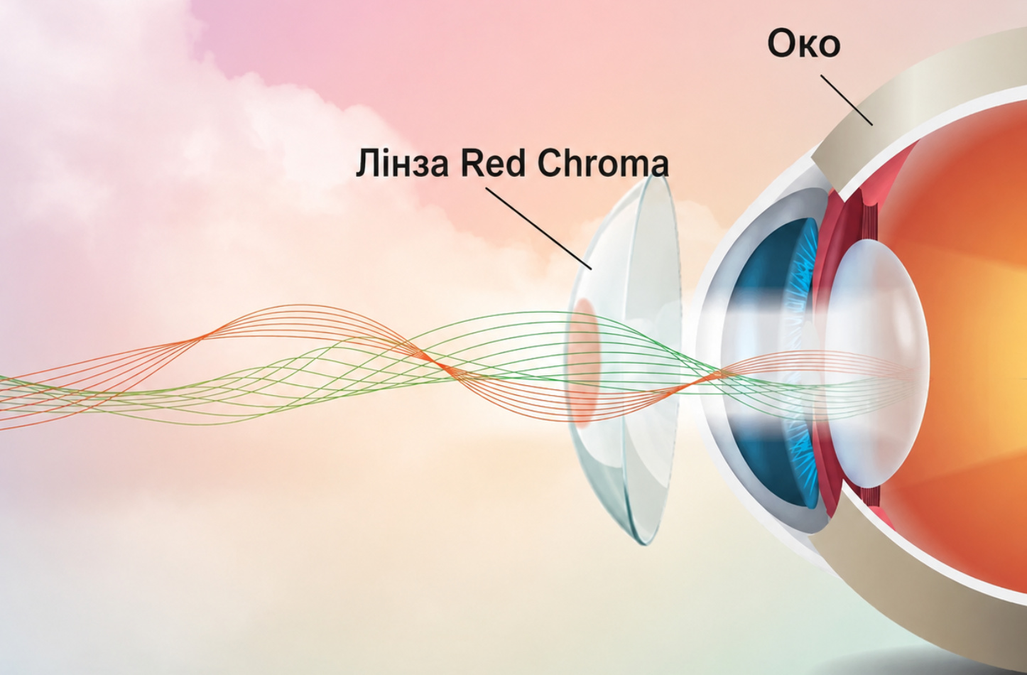 Сценарії використання контактної лінзи RedChroma